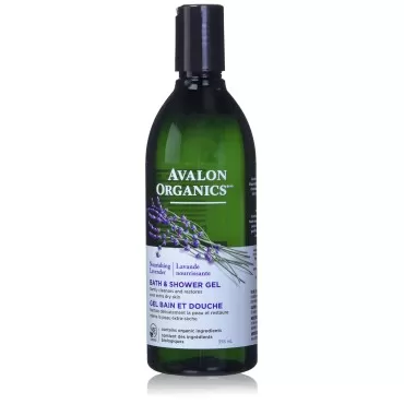 Avalon Organic Botanicals, Bath & Shower Gel, Lavender, 12 oz