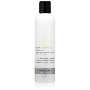 MenScience Androceuticals Daily Face Wash, 8 Fl Oz