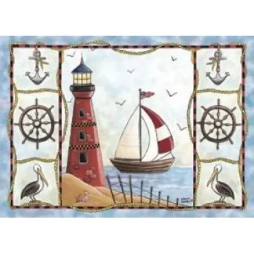 Custom Printed Rugs Home Accents Lighthouse Novelt...