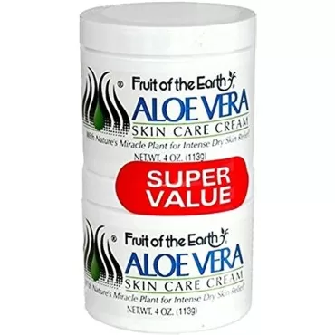 Fruit Of The Earth Aloe Vera Cream - 4Oz Each X 2 Pieces