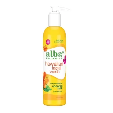 Alba Botanica Hawaiian Facial Wash, Deep Cleansing...