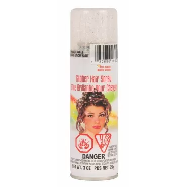 Rubie's Glitter Hairspray, Silver, 3 Ounce (Pack of 1)