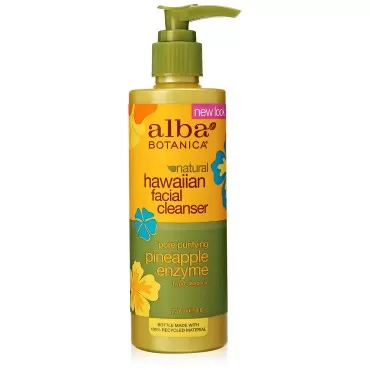 Alba Botanica Hawaiian Enzyme Face Cleanser, Pinea...