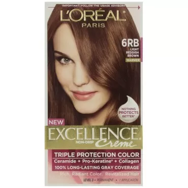 Excellence Creme Triple Protection Color - 6RB Lig...