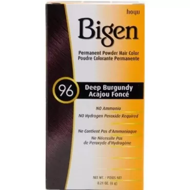 Bigen Permanent Powder Hair Color 96 Deep Burgundy...