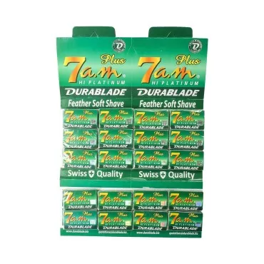 100 7a.m. Platinum Double Edge Safety Razor Blades...