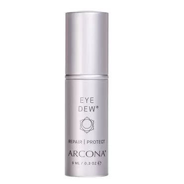 ARCONA Eye Dew - Shea Butter, Hyaluronic Acid + Liquid Crystals Fill In Lines + Wrinkles, Hydrates, Protects .3 oz. Made In The USA