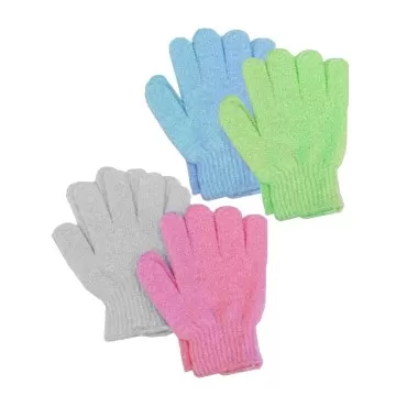 Aquasentials Exfoliating Bath Gloves (4 pairs)...