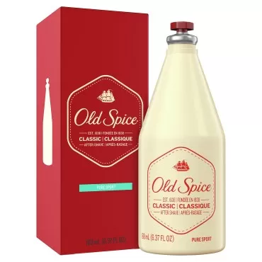 Old Spice Classic After Shave Lotion, Pure Sport, 6.37 Ounce Bottle,Pack of 3