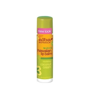 Alba Botanica Lip Balm Coconut Cream .15 Oz...