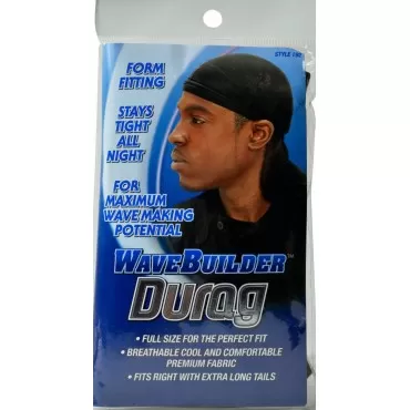 WAVEBUILDER Durag - Black