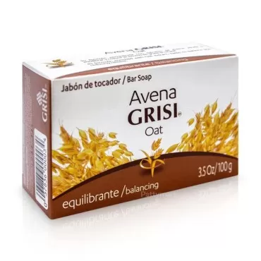 Grisi Grisi natural oat bar soap with humederm 3.5 oz., 3.5 Ounce