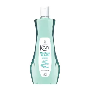 Keri Shower & Bath Moisture Rich Oil, Delicate, 16...