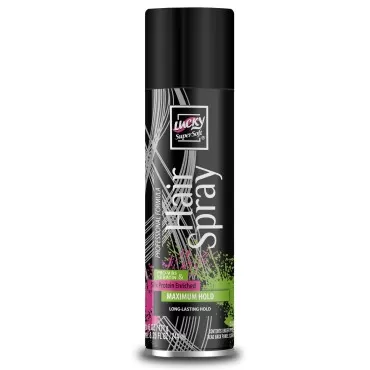 Lucky Super Soft Maximum Hold Hair Spray, 8.25 Fluid Ounce