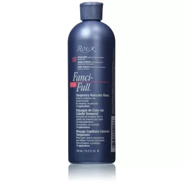 Fanci-Full Instant Hair Color Rinse by Roux, 28 Spun Sand ,Temporarily Evens Tones, Blends Away Gray, 15.2 Oz