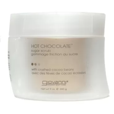 Giovanni Hot Chocolate Sugar Scrub with Crushed Cocoa Beans 9 Oz (Pack of 6)