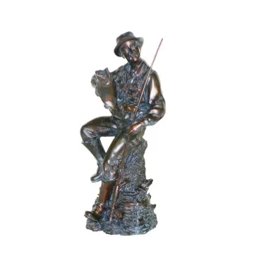 Accents & Occasions Fisherman Figure Plaque, 9-Inc...