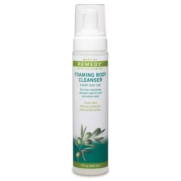 Medline Remedy Olivamine Foaming Body Cleanser, No...