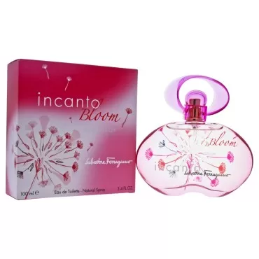 Salvatore Ferragamo Incanto Bloom Eau De Toilette Spray for Women, 3.4 Ounce(Packaging may Vary)