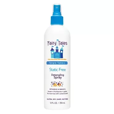 Fairy Tales Tangle Tamer Detangling Spray for Kids - Ultra Moisturizing and  Anti Frizz Protection  - Paraben Free, Sulfate Free - 12 Oz