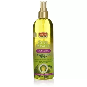 African Pride Braid Sheen Extra Spray, 12 Ounce