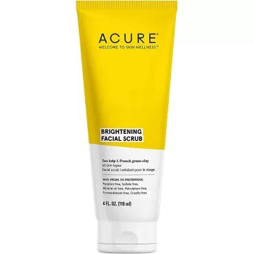 Acure Brightening Facial Scrub - 4 Fl Oz - All Ski...