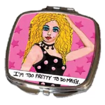 Luckie Street Mirbgmorgan Bad Girl Couture Compact Travel Mirror Morgan
