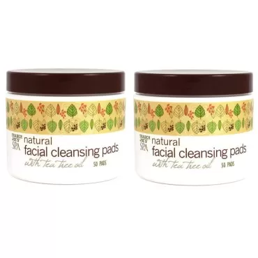 2 Pack Trader Joe's Spa Natural Facial Cleansing P...