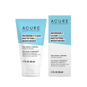 Acure Incredibly Clear Mattifying Face Moisturizer...