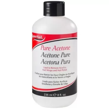 Super Nail Pure Acetone Polish Remover, 8 Fl Oz...