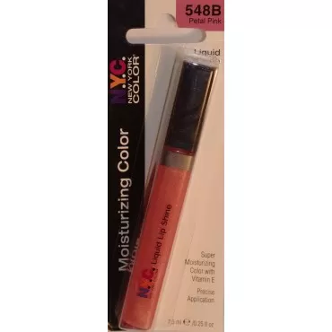 N.Y.C. New York Color Liquid Lip Shine Lip Gloss - Petal Pink 548