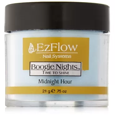 EZ Flow Time To Shine Glitter Midnight Hour False Nails, 0.75 Ounce