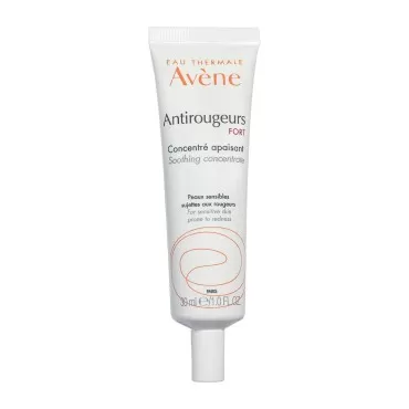 Eau Thermale Avène Antirougeurs FORT Soothing Concentrate Calming Redness Cream 1.01 Fl Oz, unscented