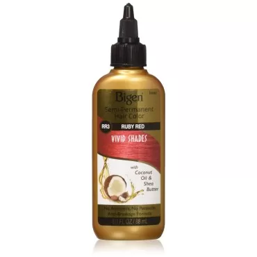 Bigen Semi Permanent Hair Color, Ruby Red, 3 Fl Oz...