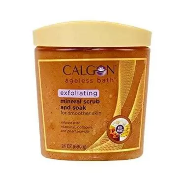 Calgon Ageless Bath Series Exfoliating Mineral Scrub and Soak (24 Ounce)