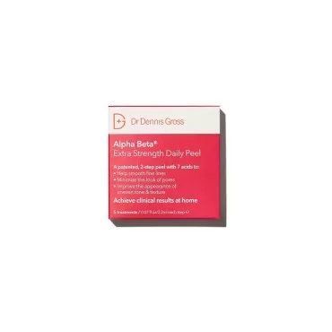 Dr. Dennis Gross Alpha Beta Extra Strength Daily Peel: for Oily Skin, Uneven Tone or Texture, Wrinkles or Enlarged Pores (5 Treatments)