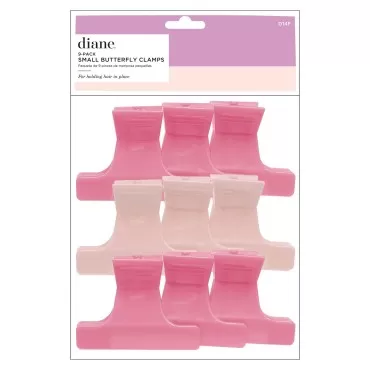 Diane Frosty Butterfly Clips Assorted Colors, Small, 2.25
