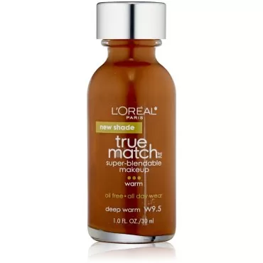 L'Oreal Paris True Match Super Blendable Makeup, Deep Warm [W9.5] 1 oz (Pack of 2)