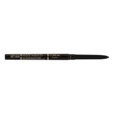 L'Oreal Pencil Perfect Self-Advancing Eyeliner, Carbon Black [190] 0.01 oz (Pack of 2)