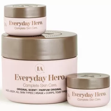 InfiniteAloe, Aloe Vera Body & Face Moisturizer - Original Scent Face Cream, Body Cream, Hand Lotion for Dry Skin - 1 Large Jar (8 Oz.) & 2 Travel Jars (0.5 Oz.)