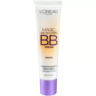 L'Oréal Paris Makeup Magic Skin Beautifier BB Cream Tinted Moisturizer, Medium, 1 fl oz, 1 Count