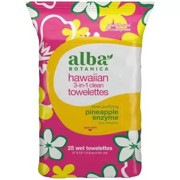 Alba Botanica Hawaiian 3 In 1 Clean Towelettes Dee...