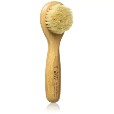 Facial Cleansing Brush - Natural Bristle Wood Hand...