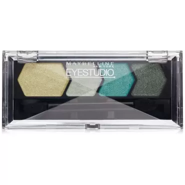 Maybelline New York Silk Eyeshadow Quad, Gutsy Green, 0.09 Ounce