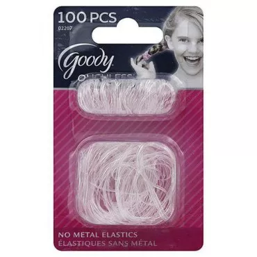 Goody Girls Classic Mini/Small Mixed Latext Elastics 100 Count Item #02207