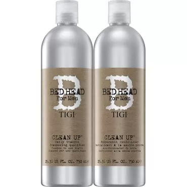 Tigi Bed Head Men Clean Up Shampoo & Conditioner DUO Pack, 25.36-ounce Each