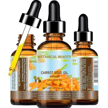 CARROT SEED OIL 100 % Natural Cold Pressed Carrier...