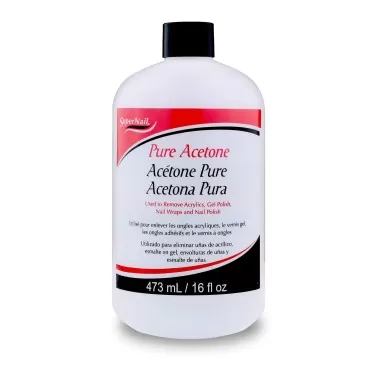 Super Nail Pure Acetone, AS SHOWN 16 Fl Oz...