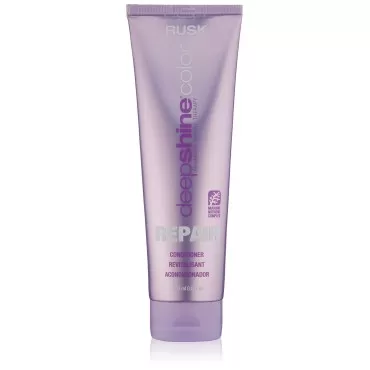 RUSK Deepshine Color Repair Conditioner, 8.5 Oz, Restores Strength and Gently Detangles, Infused with Nourishing Marine Botanicals, and UV-Absorbing Technology to Protect Color