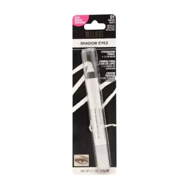Milani Shadow Eyez Eyeshadow Pencil, 01 Winter White, 0.1 oz